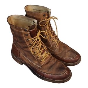 Frye brown Owen boots size 10